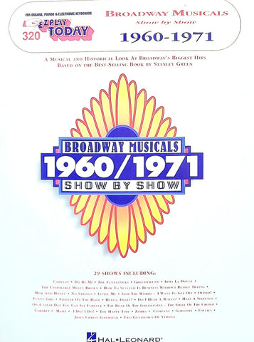 EZ Play 320 Broadway Musicals 1960 - 1971