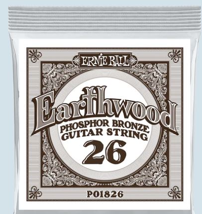 Ernie Ball Phospher Bronze Singles .026