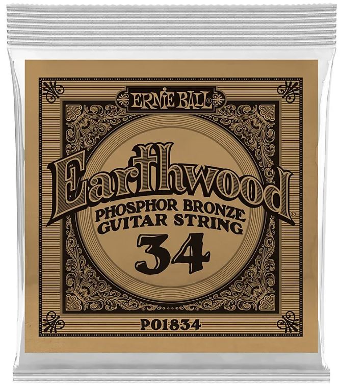 Ernie Ball Phospher Bronze Singles .034
