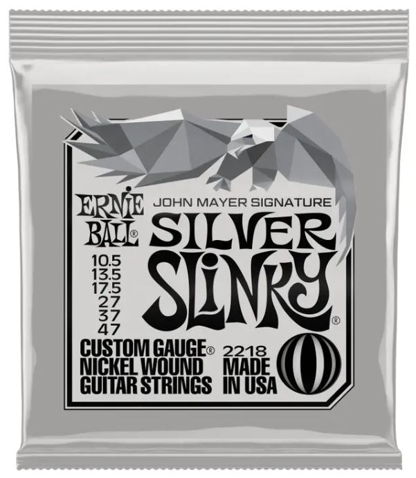 John Mayer Silver Slinky Electric Guitar Strings 3 Pack
