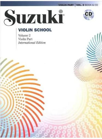 Suzuki Violin School Volume 2 Book/CD