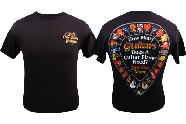 T SHIRT HOW MANY GUITARS