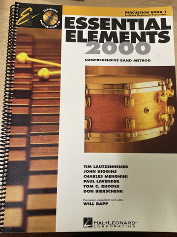 Essential Elements Band BK 1 Percussion