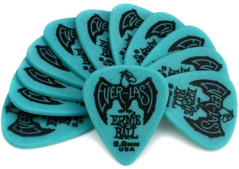 Ernie Ball Everlast Picks 12 Pack 2.0mm