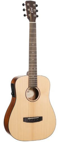 Cort 3/4 Steel W/HyVibe Op Natural -W/Bag