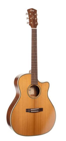 Cort Essence Grand Auditorium W/Fishman & Bag Black