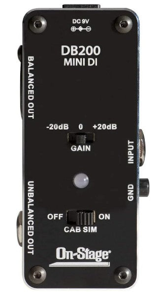 DI Box Mini On-Stage w/Cab Sim