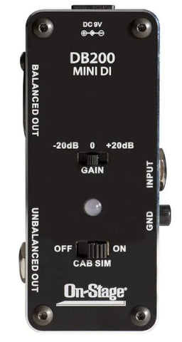 DI Box Mini On-Stage w/Cab Sim