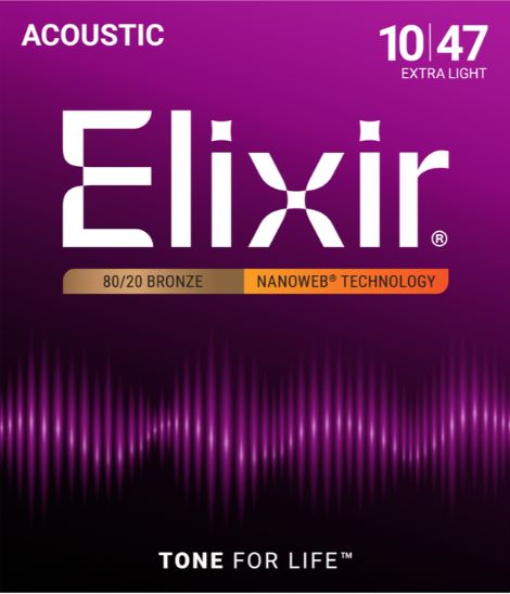 String Acoustic Elixir 10-47 Nanoweb 11002