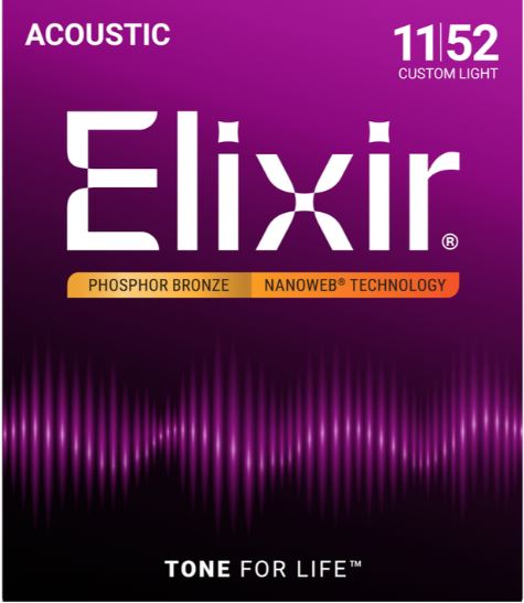 String Acoustic Elixir 11-52 Phos Bronze 16027