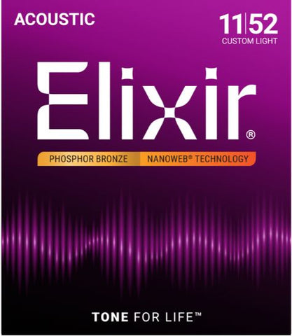 String Acoustic Elixir 11-52 Phos Bronze 16027