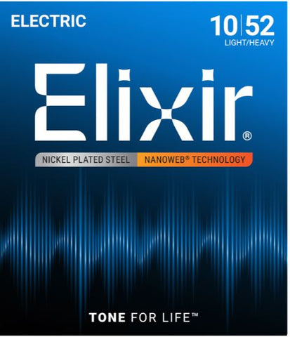 String Electric Elixir 10-52 Nanoweb 12077