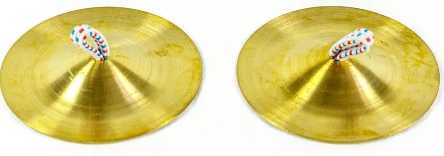 Fleet Finger Cymbals with Strap 7cm Dia Pair