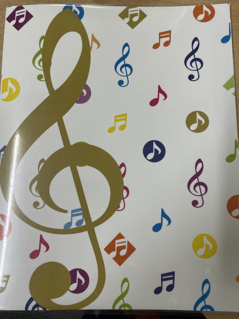 Folder Treble Clef 20 Leaves