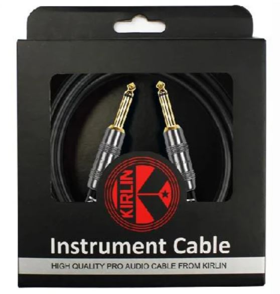 Kirlin 6m Premium Instrument Cable Black