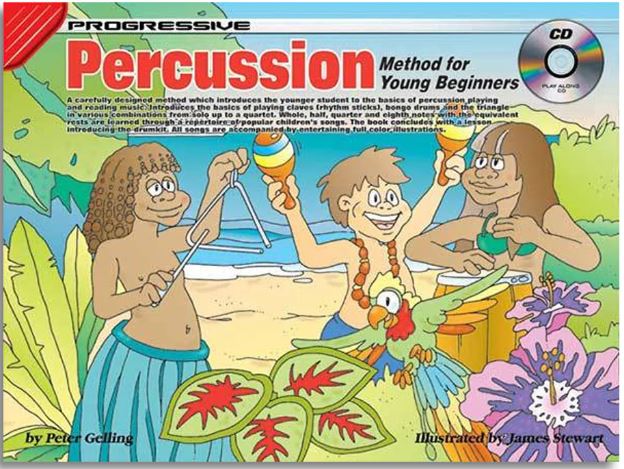 Progressive Percussion YNG BEG BK 1 BK/CD