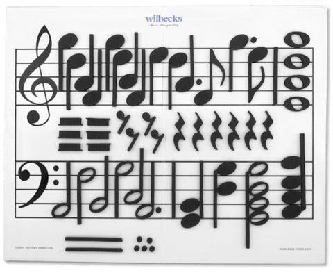 Easy Notes - Notes & Rests Notation Magnets