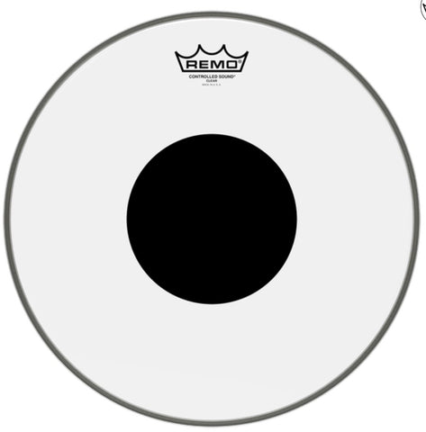Remo 12" Controlled Sound Clear Drum Head with Black Dot