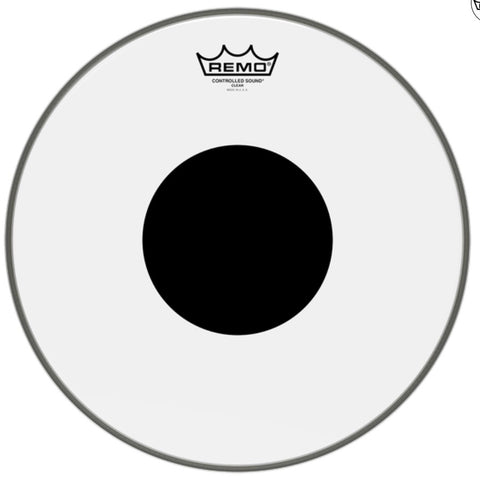 Remo 13" Controlled Sound Clear Drum Head with Black Dot
