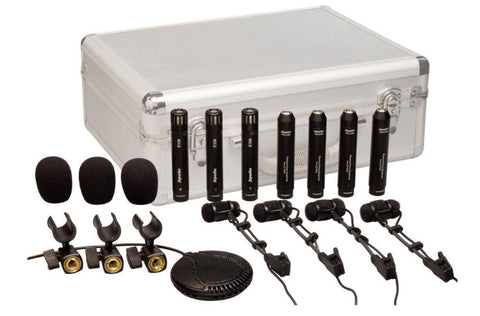 Superlux 8 Piece Drum Mic Set with Case