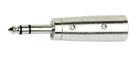 Kirlin XLR M to 1/84" TRS Male Adaptor