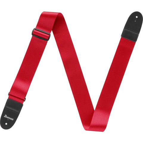 IBANEZ GUITAR STRAP STANDARD 64MM RED - Shearer's Music Works