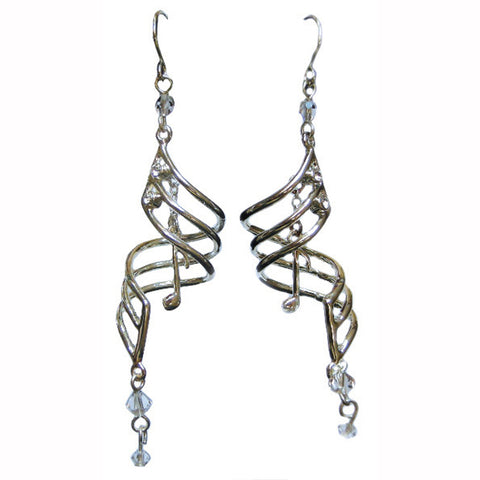 EARRINGS MUSIC NOTE DROP