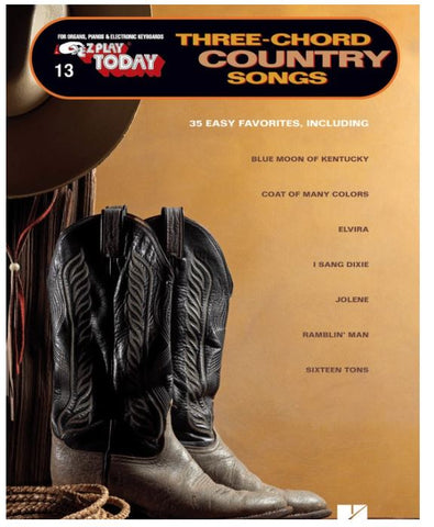 EZ Play 13 Country Songs Three Chord