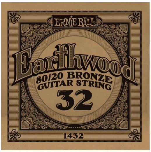 Ernie Ball Earthwood Single .032
