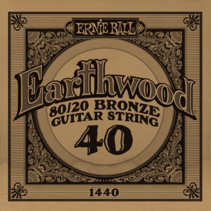 Ernie Ball Earthwood Single .040