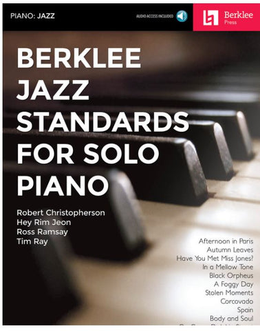 Berklee Jazz Standards for Solo Piano Bk/Ola
