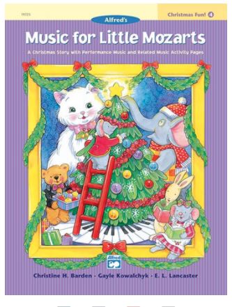 Music for Little Mozarts Christmas Fun Bk 4