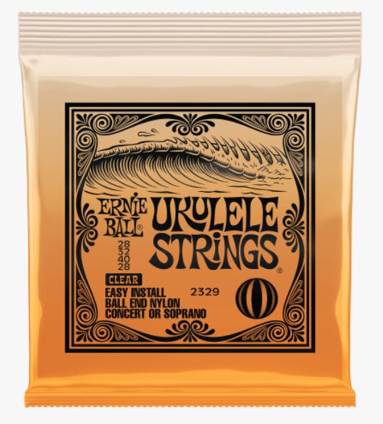 Ernie Ball Ball End Ukulele Strings Clear