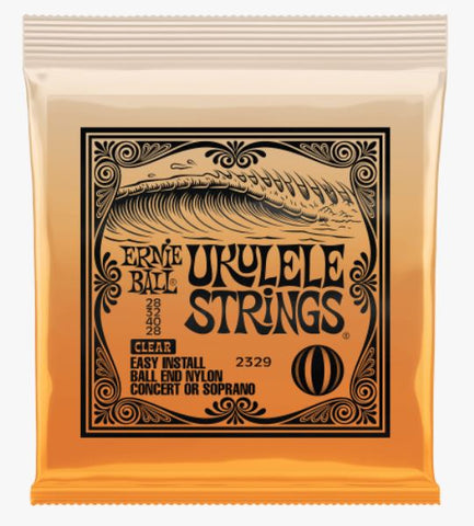 Ernie Ball Ball End Ukulele Strings Clear