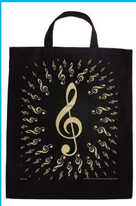 Tote bag XL - Bursting G Clegs - Shearer's Music Works
