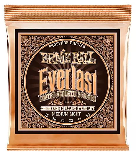 Ernie Ball Acoustic Gtr String Set Br Medium/Light 12/54