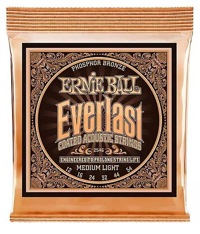 Ernie Ball Acoustic Gtr String Set Br Medium/Light 12/54
