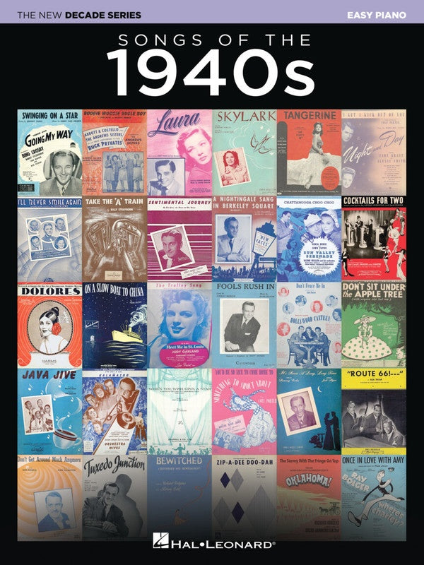 SONGS OF THE 1940'S NEW DECADE SERIES EASY PIANO - Shearer's Music Works