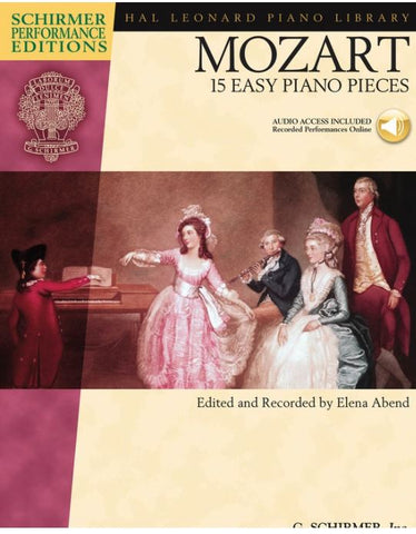HLSPL Mozart 15 Easy Schirmer Per Ed Bk/Cd