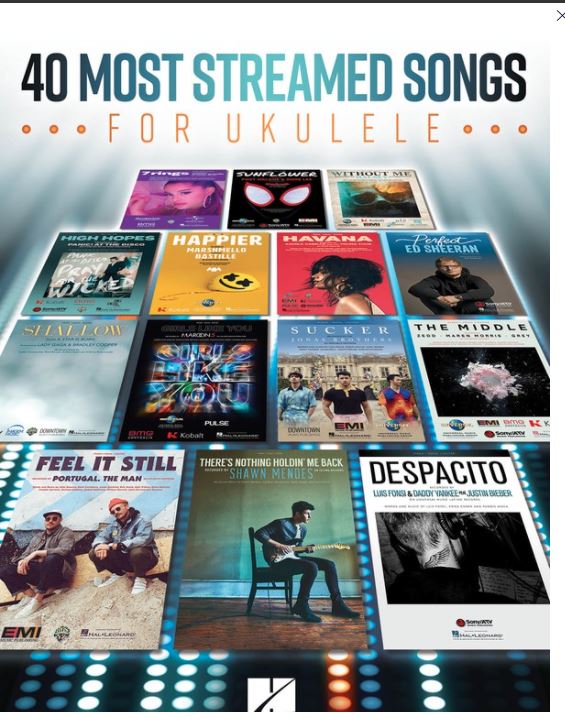 40 Most Streamed Songs for Ukulele