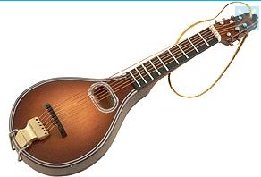 Mini Mandolin Ornament