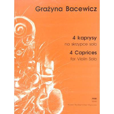 4 Caprices For Violin Unaccompanied