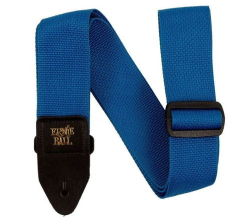 Polypro guitar Strap - Pearl Blue & Black