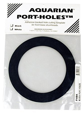 05 Inch Port Hole Reinforcer Black