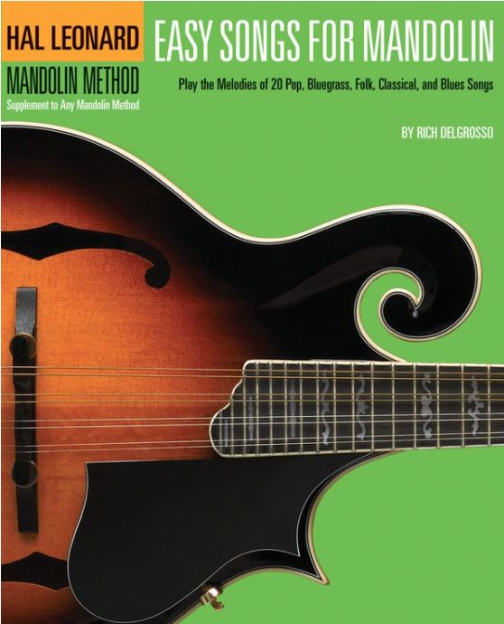 Easy Songs for Mandolin Bk Only