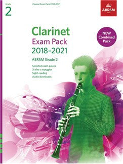 ABRSM CLARINET EXAM PACK 2018-21 GRADE 2