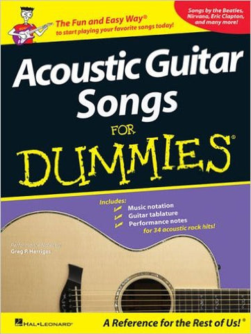 Acoustic Guitar Songs For Dummies