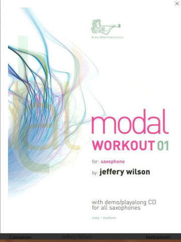 MODAL WORKOUT 01 FOR ALTO SAX BK/CD