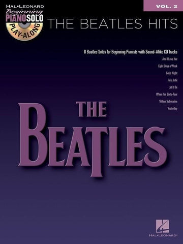 Beatles Hits Beg Piano Play Along Bk/Cd V2