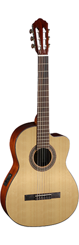 Cort C-AC120CE Classical/Electric Gtr W/C-Ay w/Bag